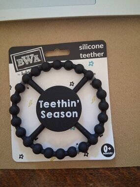BWA by Baby Starters Silicone Teether "Teethin' Season" BPA Free